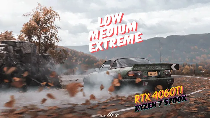 Forza Horizon 5 - RTX 4060 Ti 8GB & Ryzen 7 5700x & Low - Medium - Very High