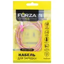 Кабель для зарядки Micro Usb FORZA, цветной с подсветкой, 1,5 А, 1м, пластик купить в Ангарске