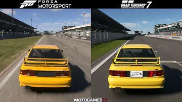 Forza Motorsport (2023) vs Gran Turismo 7 - Mitsubishi Lancer Evo III GSR at Nurburgring Sprint