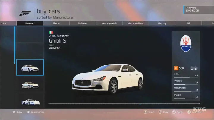 Forza Motorsport 6 - All Cars | List (XboxONE HD) [1080p]