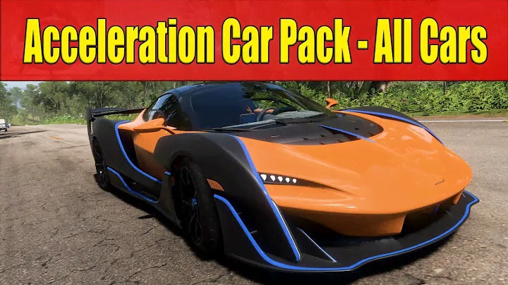Forza Horizon 5 Acceleration Car Pack McLaren Sabre, Ford Supervan 4, Ginetta G10 RM, Shelby GT 500