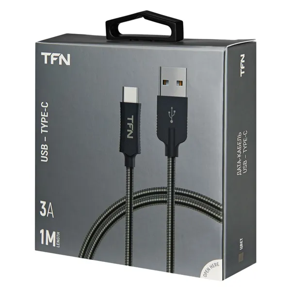 Дата-кабель TFN Forza, разъем Type-C, 1м